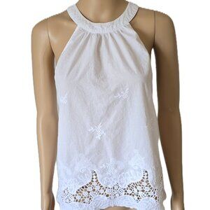 Caution to the Wind brand white women's blouse size M (346)